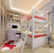 美式简约风格10平米儿童房高低床设计图片