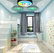 美式10平米儿童房高低床设计图