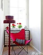 红色折叠椅设计图