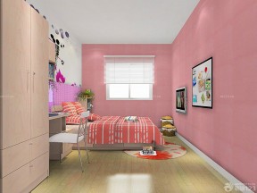 48平米现代简约风格直通小户型可爱儿童房装修设计图