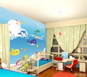 10平米儿童房 美式风格