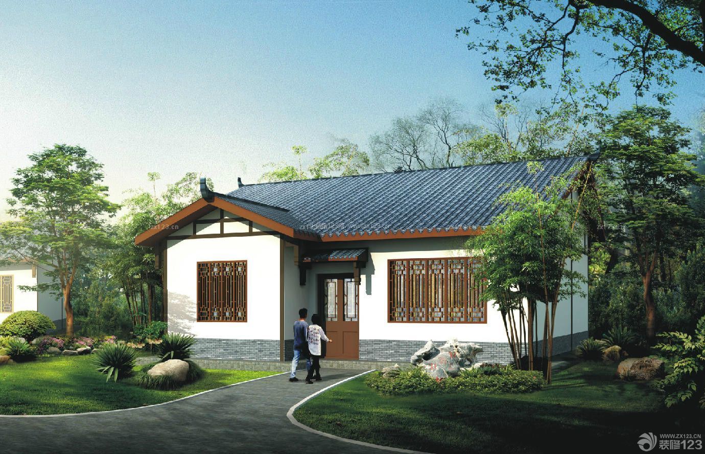 中式风格复古农村房屋设计图片大全
