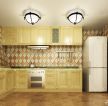 家居厨房实木整体橱柜设计图