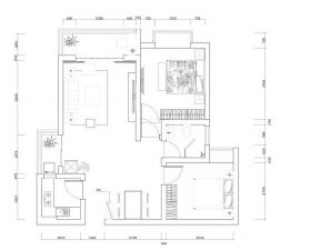 最新兩室一廳一衛(wèi)農(nóng)村80平方房屋設(shè)計圖 