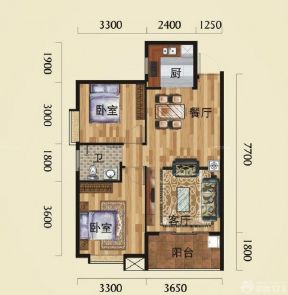 最新兩室一廳一衛(wèi)農(nóng)村80平方房屋設(shè)計圖 