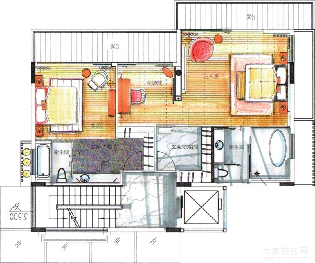 樓房戶型裝修平面圖設(shè)計(jì)