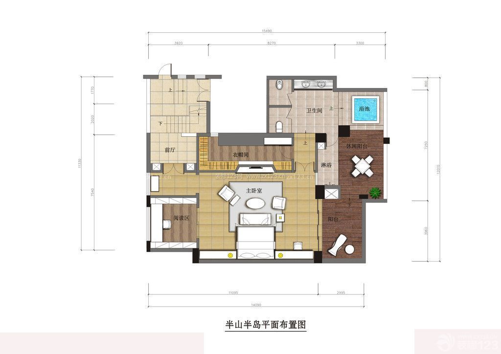 維也納森林別墅樓房設(shè)計平面圖