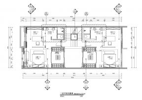 樓房二層布置平面圖