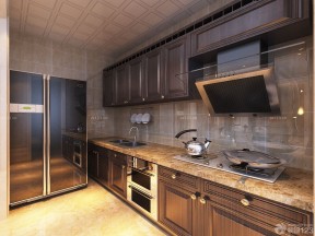 厨房大理石台面橱柜设计图