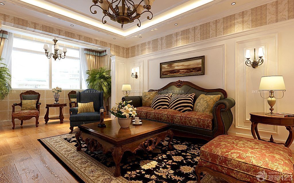 美式现代客厅 现代美式家具