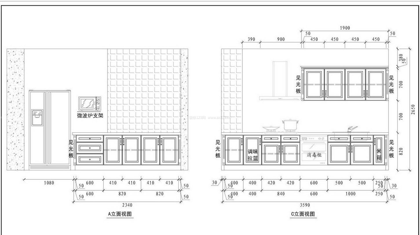 最新整體櫥柜設(shè)計(jì)圖紙