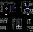 現(xiàn)代櫥柜設(shè)計(jì)cad圖紙