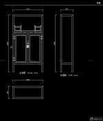 兩開櫥柜設(shè)計(jì)圖紙