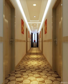 宾馆室内装潢 走廊