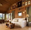 复古欧式木质小别墅美式复古家具设计图