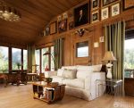 复古欧式木质小别墅美式复古家具设计图