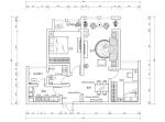 農(nóng)村一層自建房屋設(shè)計(jì)平面圖