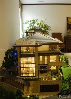 东南亚风格楼盘模型设计