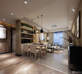 最新家庭 客廳餐廳一體