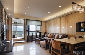 日式室內(nèi)裝修 客廳餐廳一體