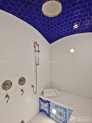 美式浴室瓷砖天花板贴图效果图