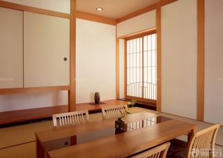 新美式实木家具方餐桌休闲区实木门设计图