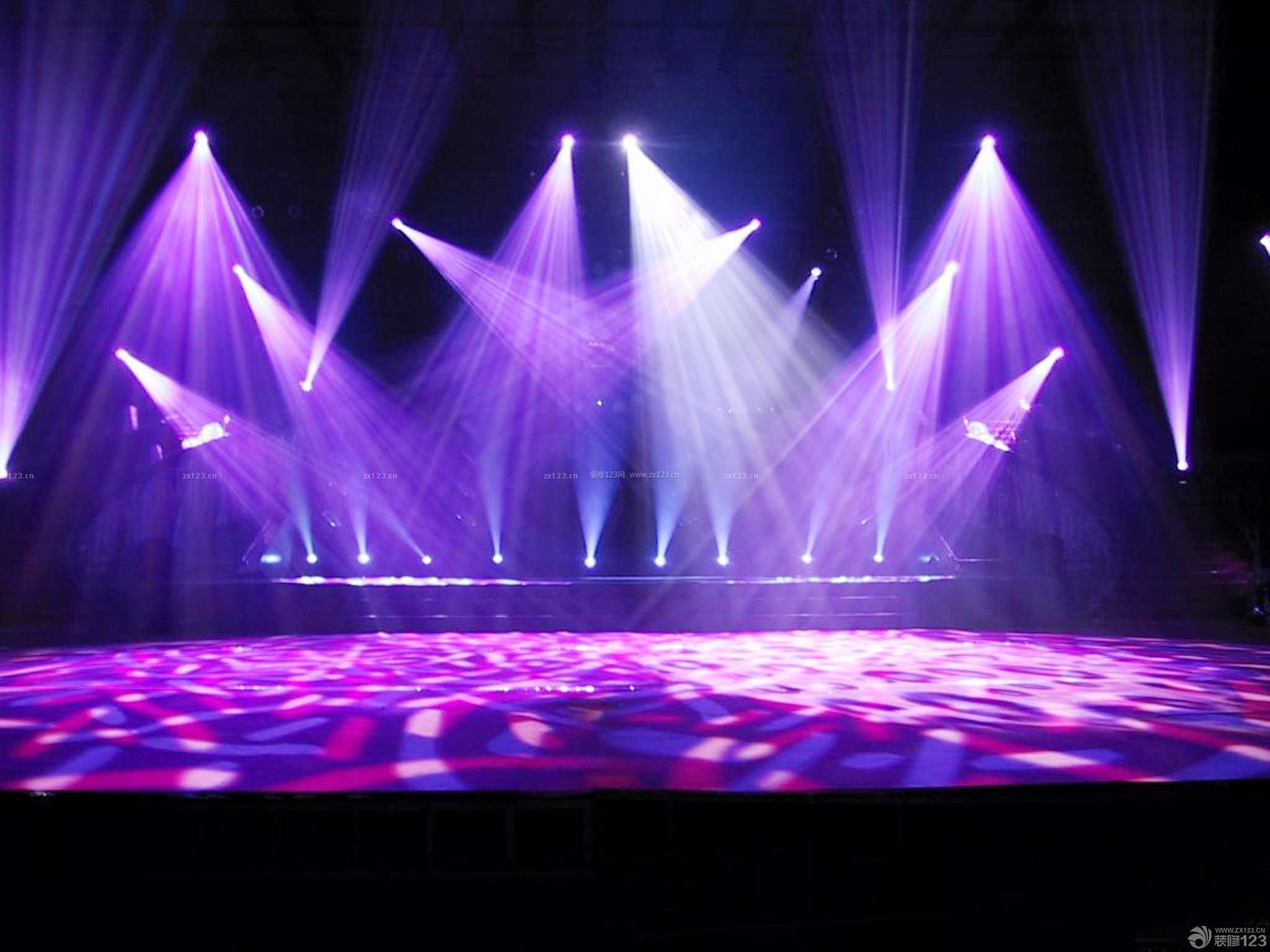 室内舞台灯光设计效果图片