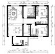 2023二室兩廳農村自建一層房屋設計圖紙