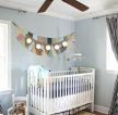 婴儿房组合图案窗帘装修效果图