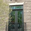 美式风格房子阳台门装修案例