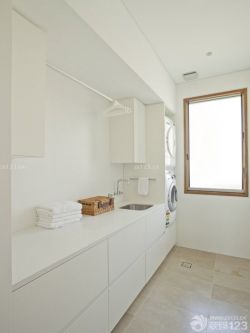 现代简约风格洗衣房装修效果图_装修123效果图