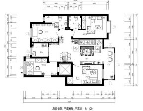 265平米農村自建一層房屋設計圖紙