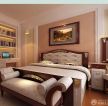 东南亚大床卧室房屋装修设计效果图
