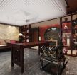 中式古典办公室家具装修效果图