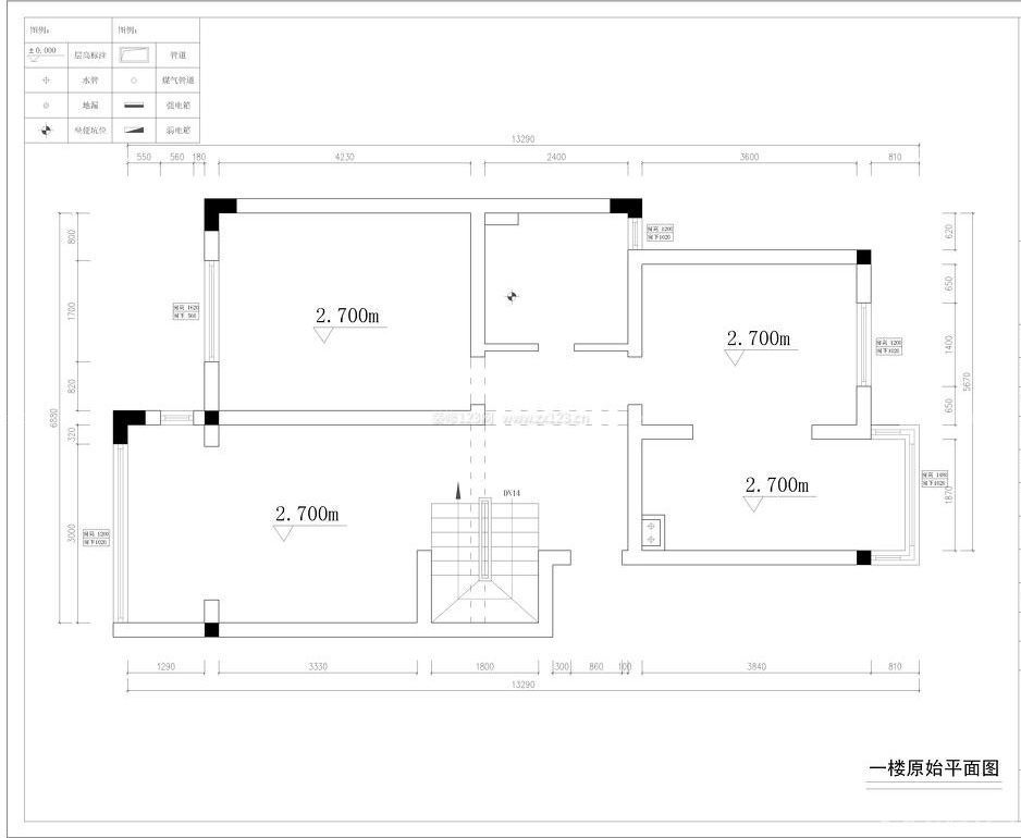 144平米楼房屋平面设计图