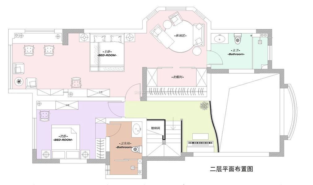 144平米房屋農(nóng)村兩層獨棟別墅戶型設(shè)計圖