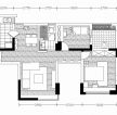 兩室一廳一廚一衛(wèi)80平米小戶型平面圖