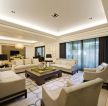 144平米房屋白色美式沙发装修设计效果图