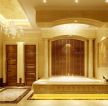 欧式五星级酒店大浴室按摩浴缸装修效果图