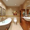 欧式风格小型浴室按摩浴缸设计图片
