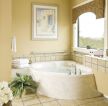 欧式风格小型浴室按摩浴缸设计图