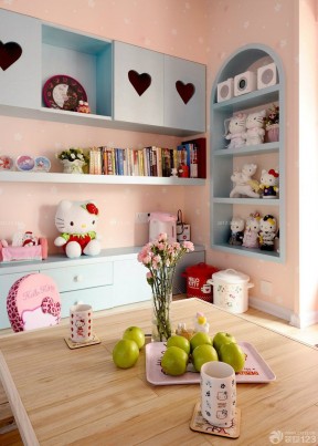 小户型儿童房设计 女孩房间