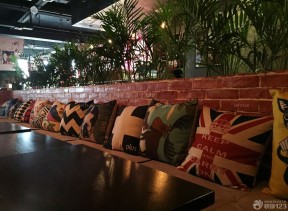 咖啡店設(shè)計(jì) 沙發(fā)墊