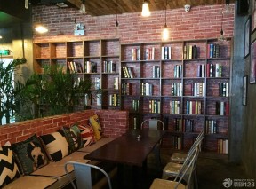 咖啡店設(shè)計(jì) 書架