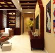 2023东南亚风格客厅样板间装饰品效果图片