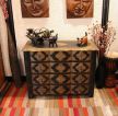 最新东南亚风格家庭休闲区装饰品欣赏图