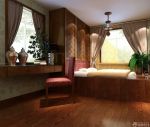 温馨东南亚风格阁楼卧室装饰品效果图