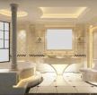 欧式风格浴室罗马柱装修效果图