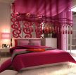 最新中式古典风格12平米婚房卧室装修设计图片欣赏
