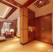 中式古典风格客厅玄关鞋柜设计图片大全 